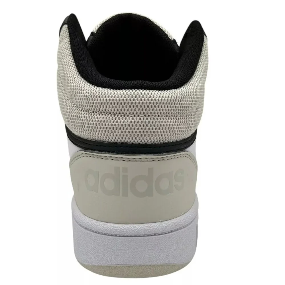 Adidas Hoops 3.0 Mid Top Youth Boys/Girls Basketball Sneaker Sz 5.5‎ Black/White
